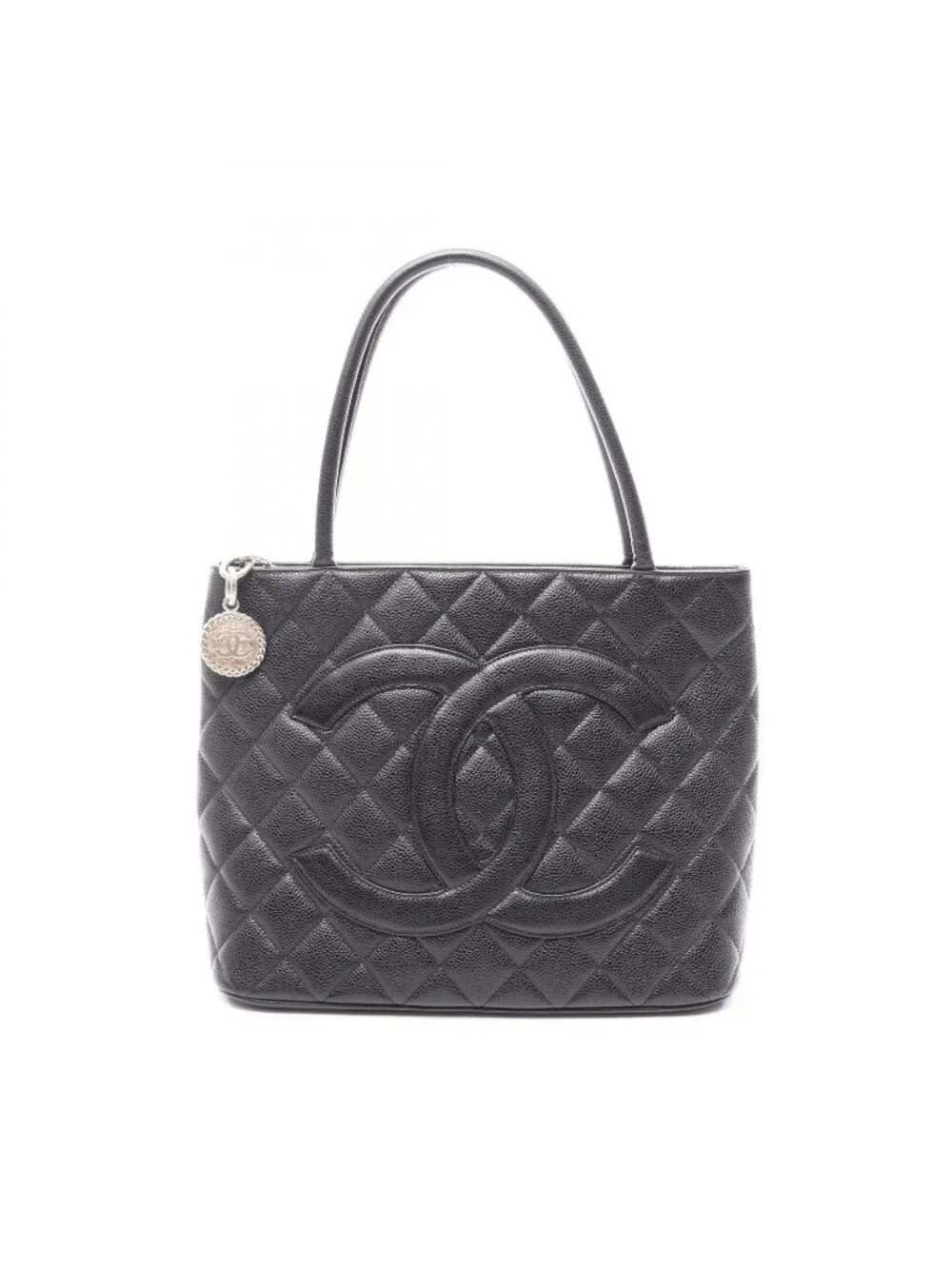 Chanel Tote Reissue Black Caviar Leather